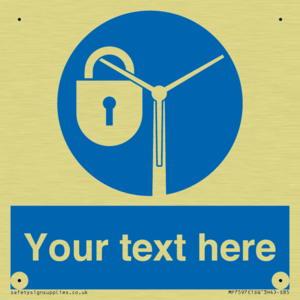 Custom mandatory lock rotor blades